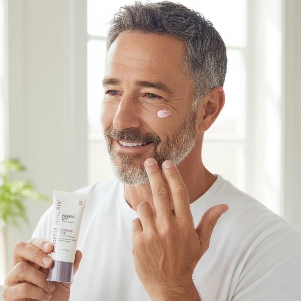 Cream texture swatch from Serious Skincare Reverse Lift Eye Cream for smooth hydration.