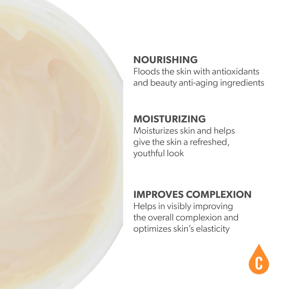 Serious Skincare Serious-C3 Plasma Restore cream swirl showing rich texture