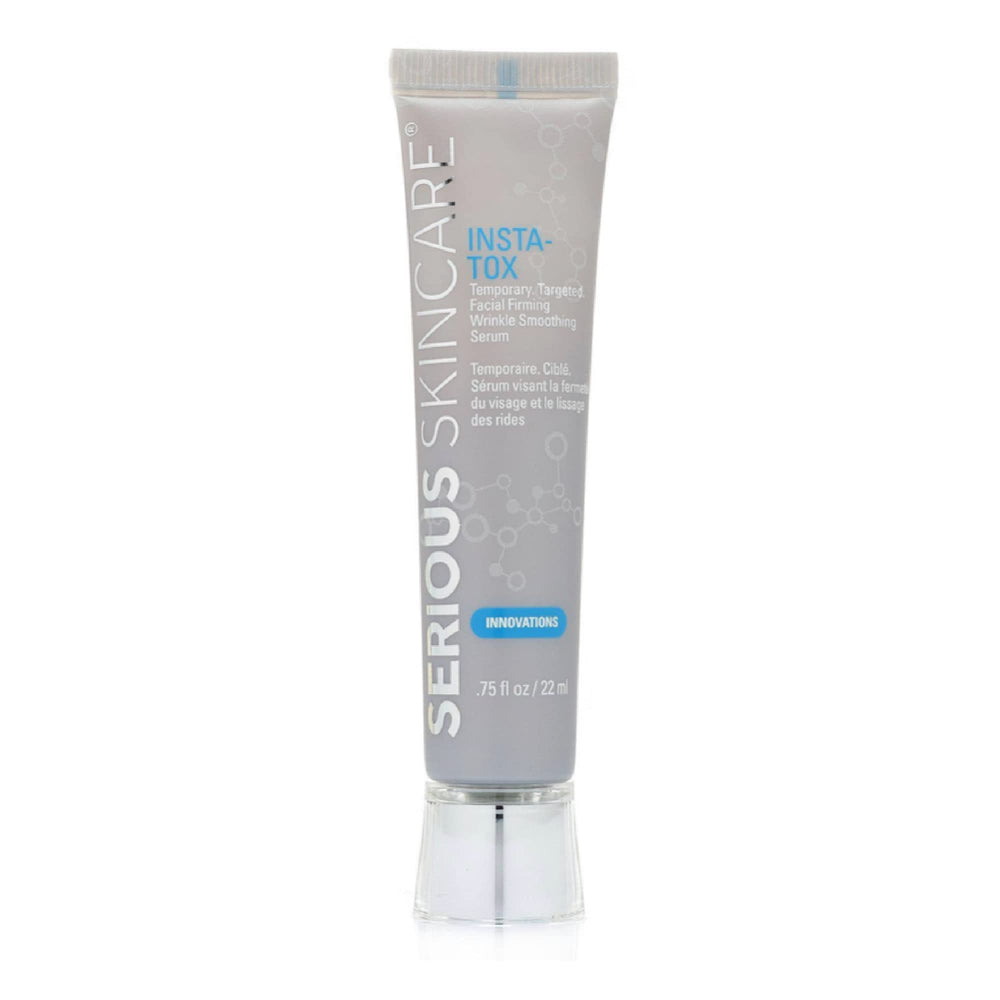 Serious Skincare set packaging front displaying two-piece anti-aging duo