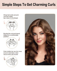 Seritant soft-material curlers prevent snagging during sleep.
