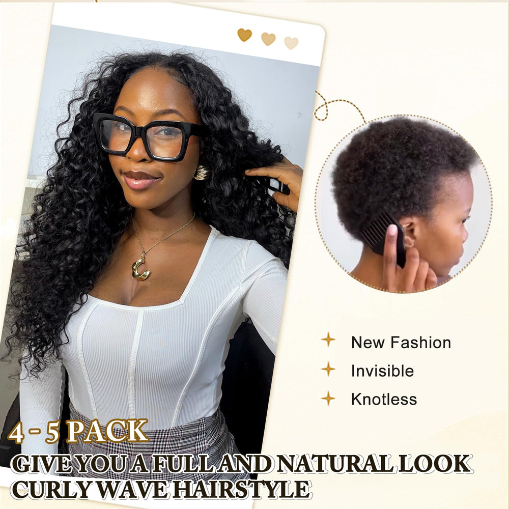 Serreal Gogo Curl lightweight human hair adds fullness without heaviness