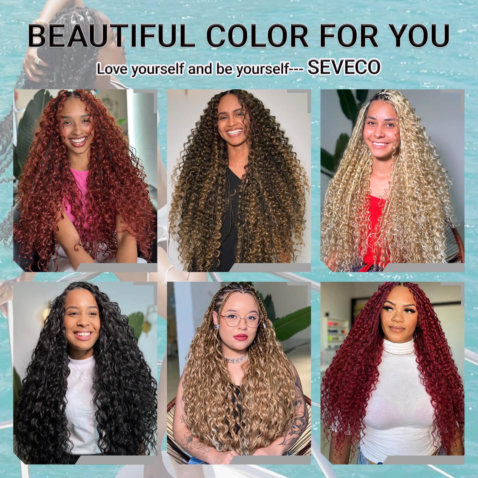 Seveco Honey Blonde color 27 for sun-kissed braid styles