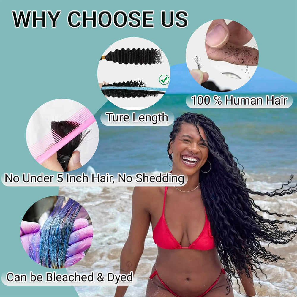 Seveco wet and wavy bundles offering flexible styling options