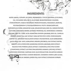 SEVEN GAZAR BALANCE botanicals closeup highlights sulfate- and paraben-free formula.