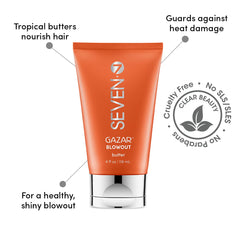 SEVEN Gazar bottle dispense highlights easy application for quick styling.