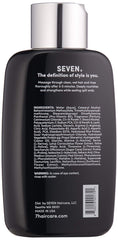 Étiquette SEVEN KENTE BOND indiquant sans sulfates et cruelty-free.