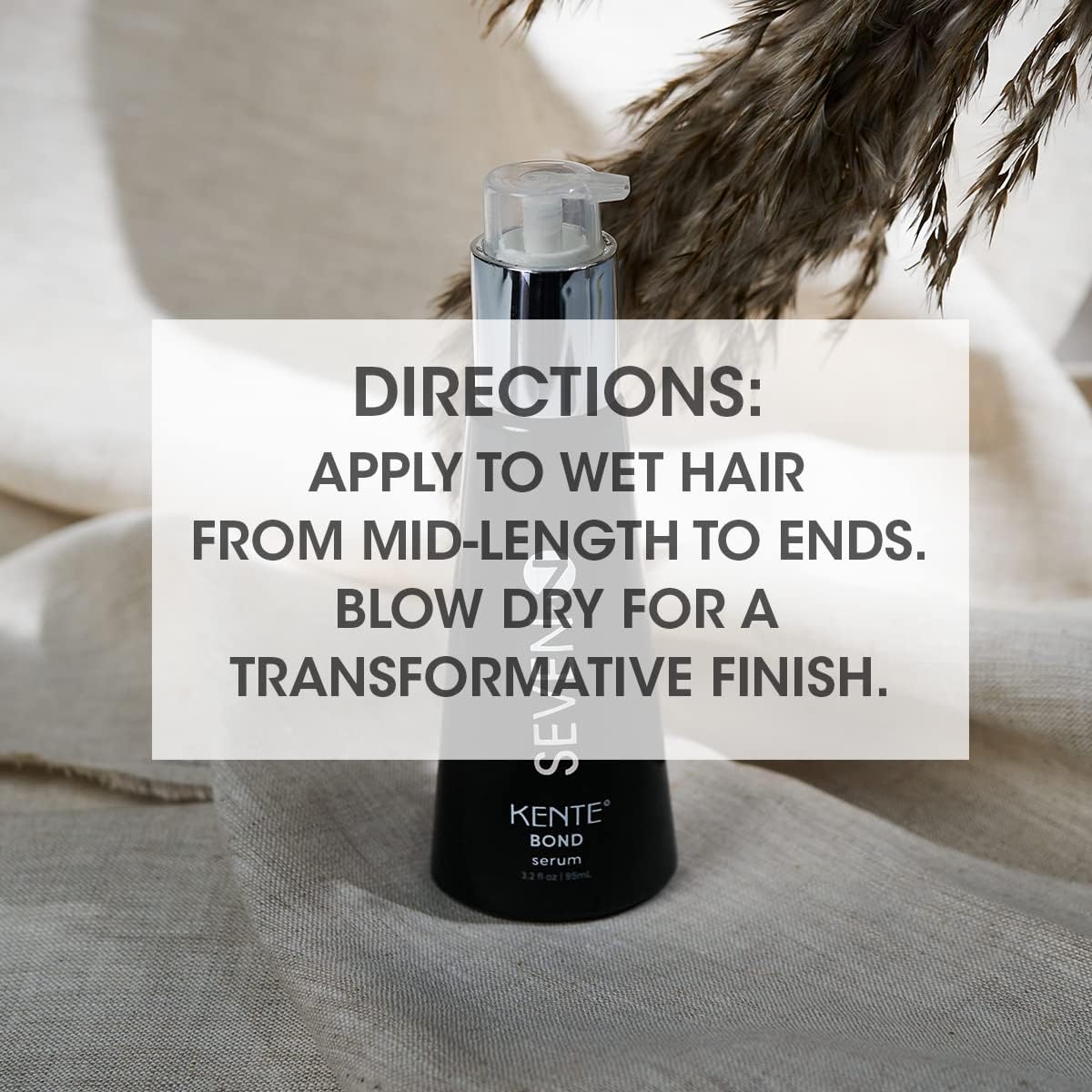 SEVEN Kente Bond Serum blueberry extract closeup highlighting scalp nourishment and follicle support.