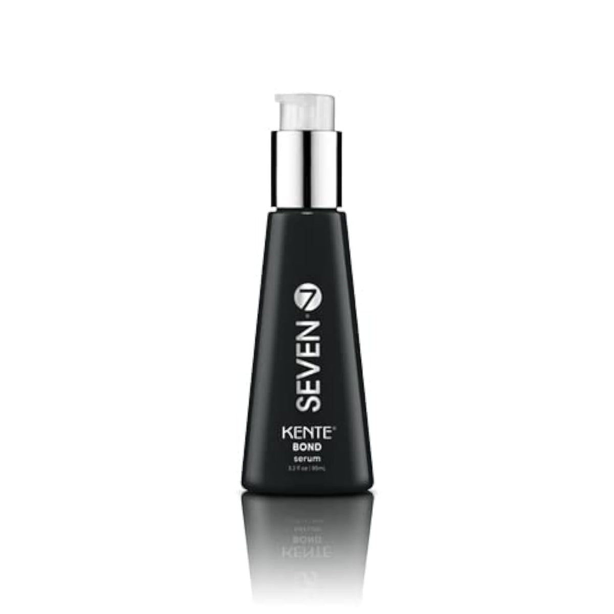 SEVEN Kente Bond Serum bottle front for smoothing damaged ends and restoring shine.