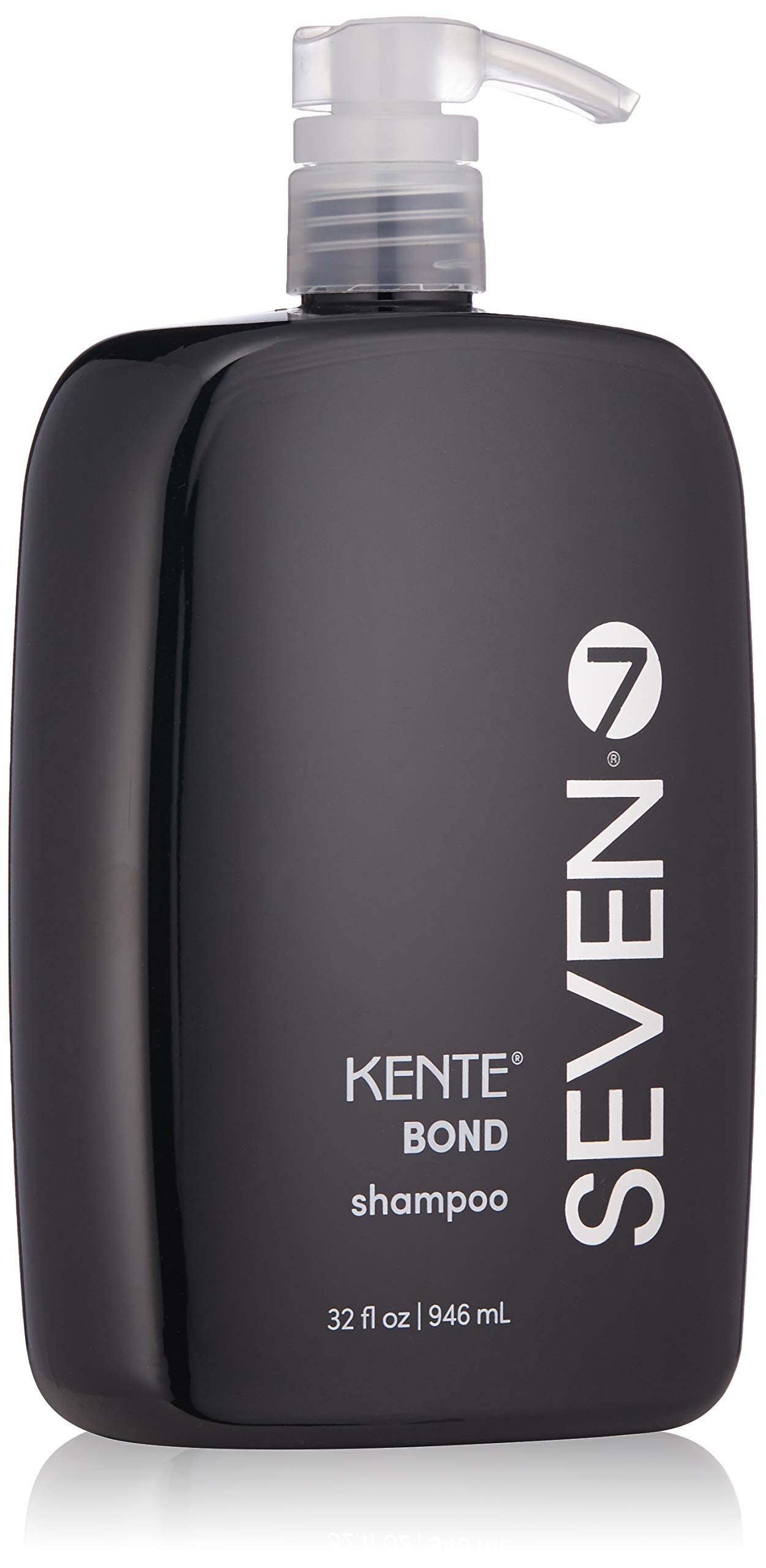 SEVEN Kente Bond Shampoo bottle front with sulfate-free formula for gentle cleansing.