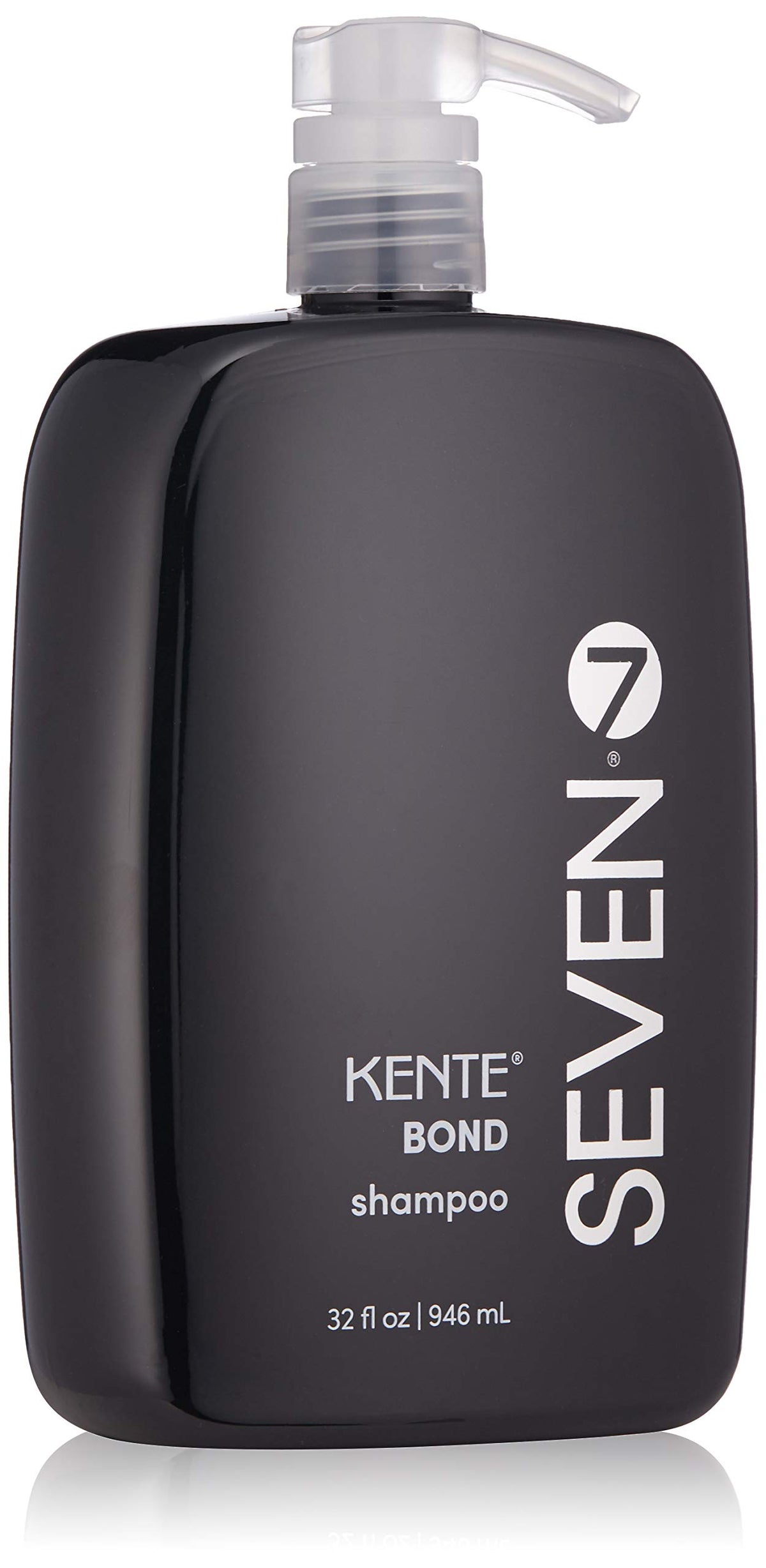 SEVEN Kente Bond Shampoo bottle front with sulfate-free formula for gentle cleansing.