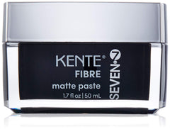 SEVEN Kente Fibre Matte Hair Paste jar front shows premium matte finish for all hair lengths.