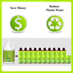 Seven Minerals Aloe Gel 1gal container supports bulk DIY skincare.