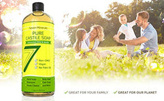 Seven Minerals bottle pump close-up demonstrates easy, controlled dispensing.