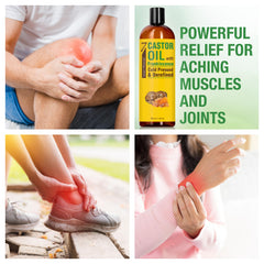 Seven Minerals castor oil frankincense close-up, hexane-free formula