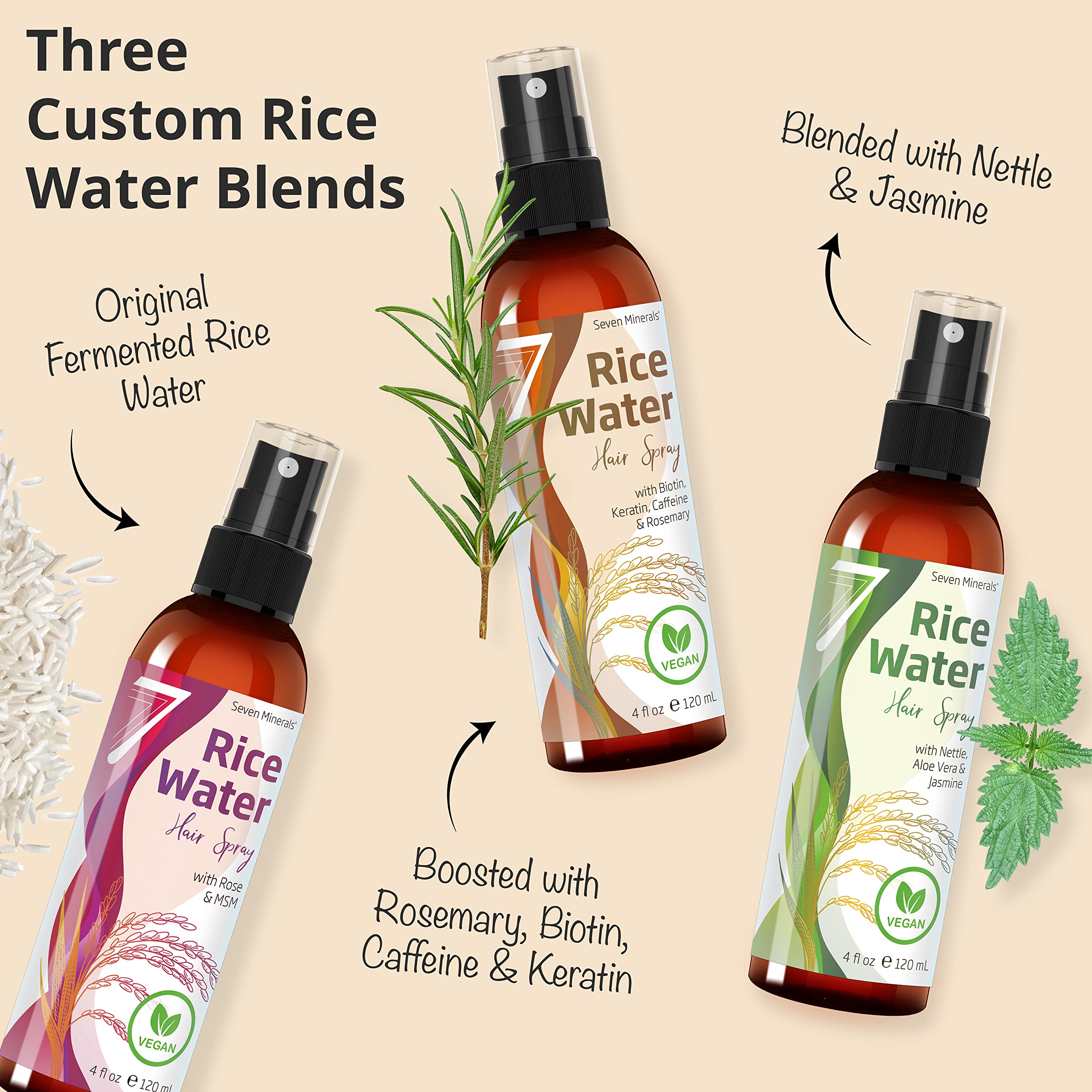 Seven Minerals daily-hair-care-rituals demonstrates versatile use for softer, stronger strands