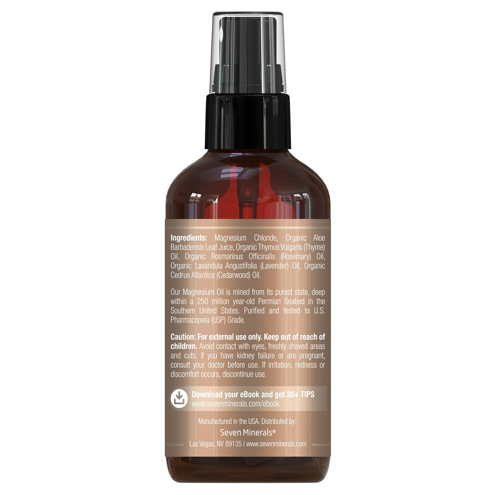Seven Minerals made-in-usa packaging emphasizes quality and domestic production.