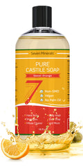 Seven Minerals hands washing with castile soap shows everyday use.