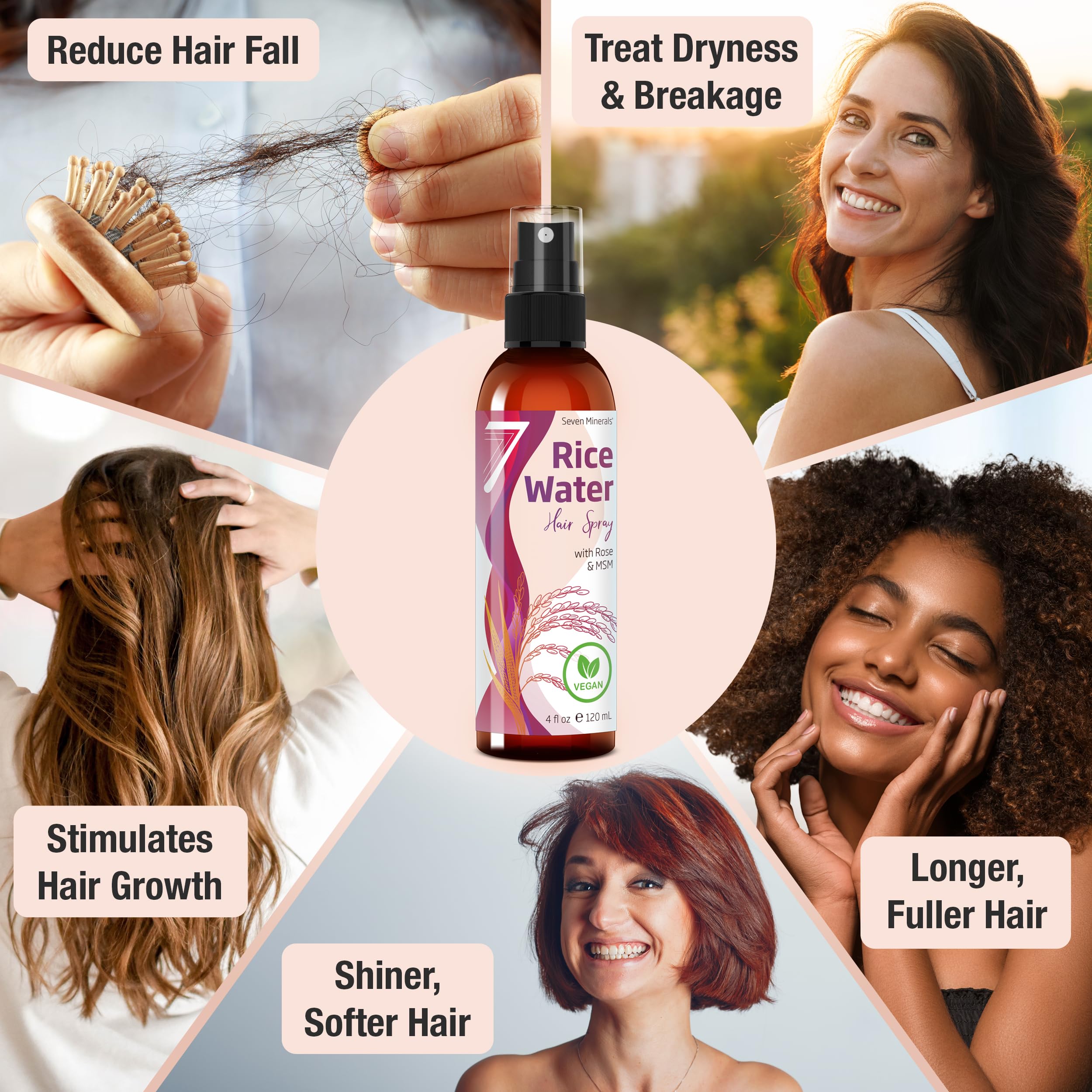 Seven Minerals spray bottle with aloe vera delivers hydration without heaviness.