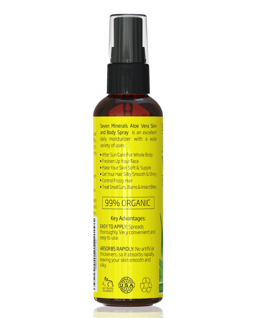 Seven Minerals travel-size packaging shown for easy daily use