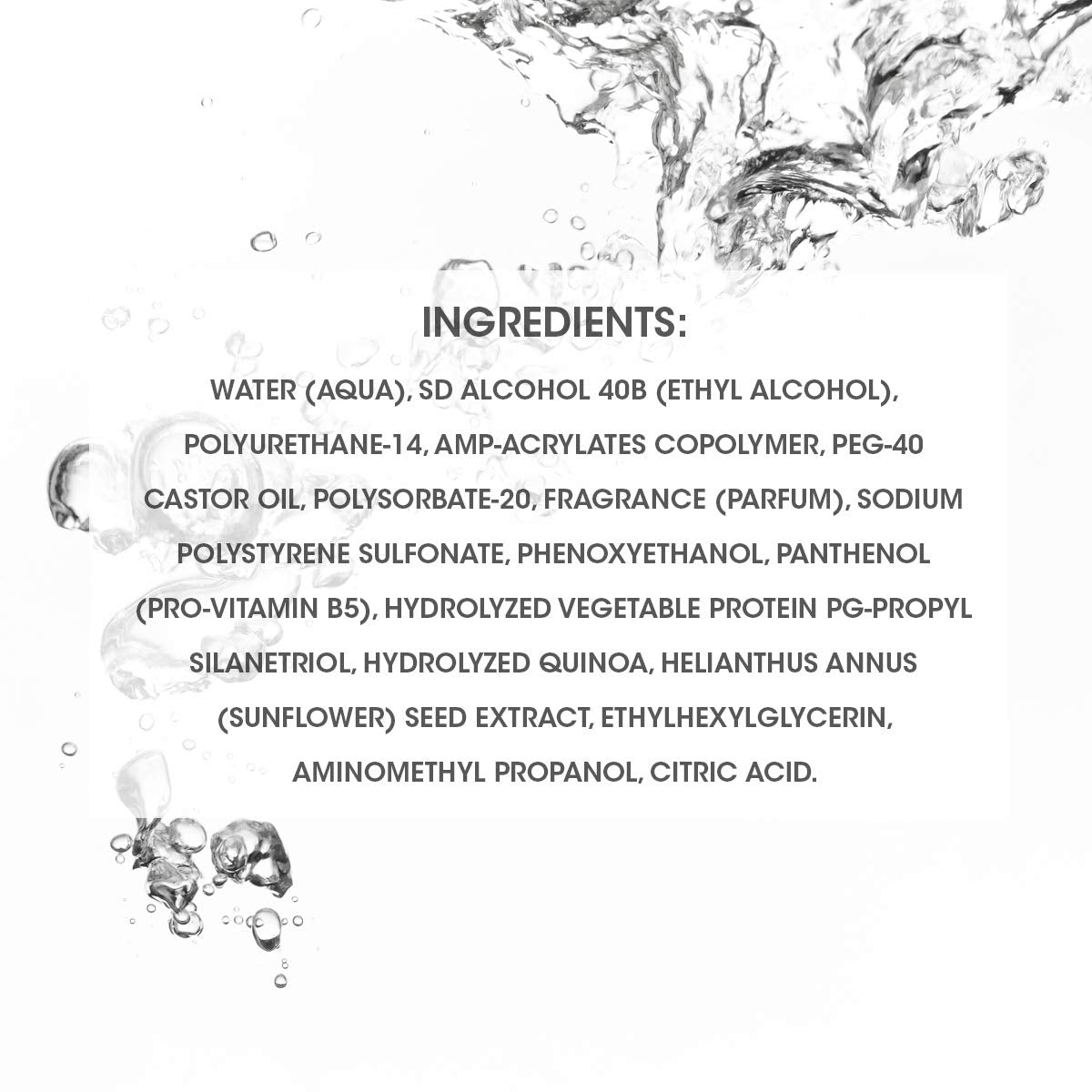 SEVEN RINZU application on damp hair for protection