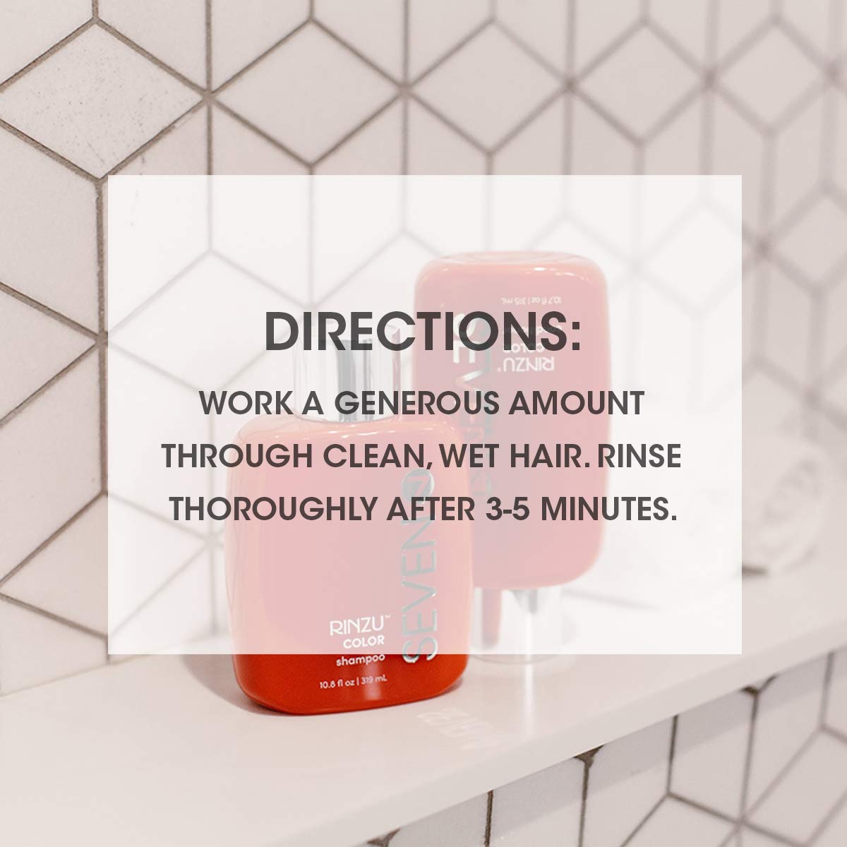 SEVEN Rinzu COLOR Conditioner argan oil infusion indicates nourishing shine