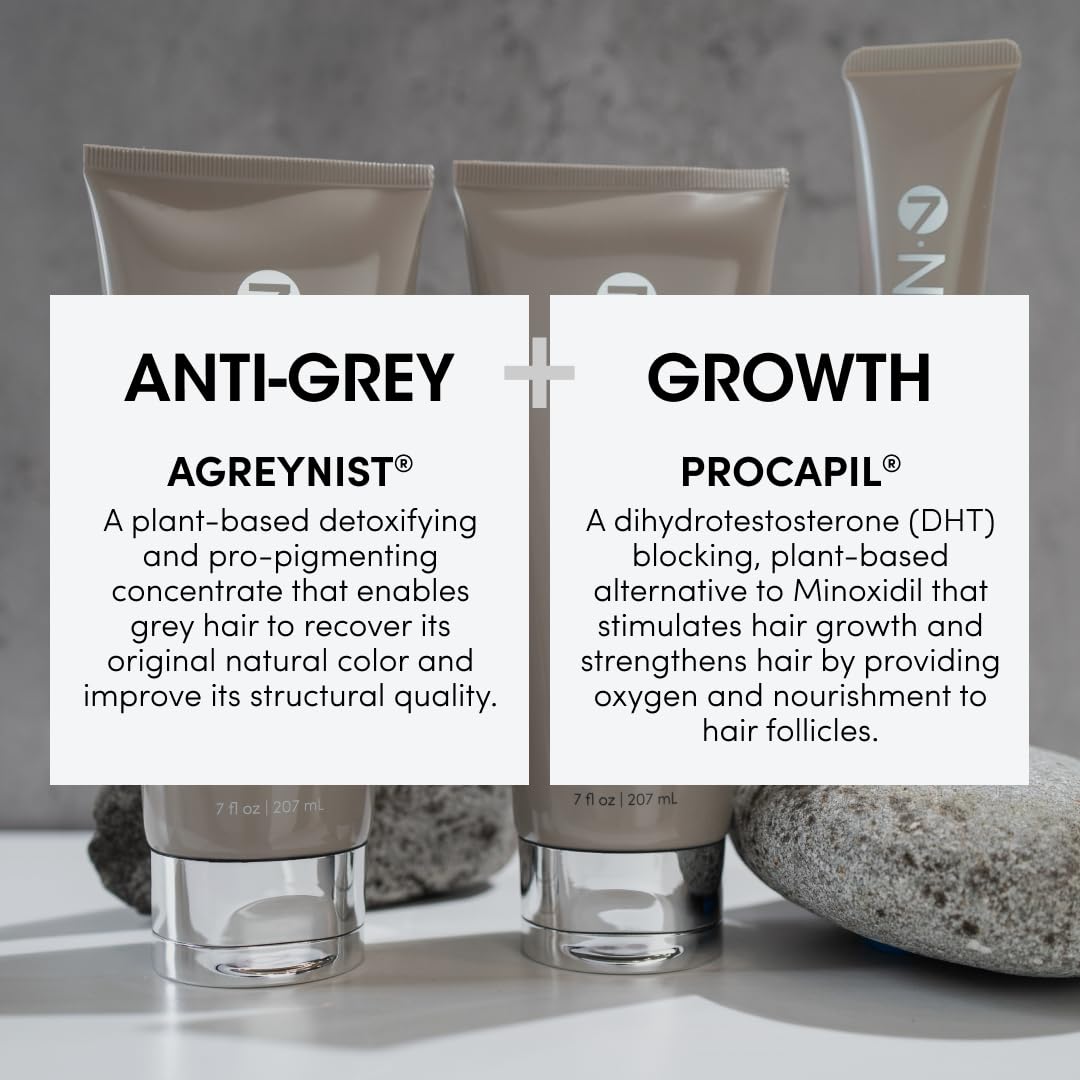 Close-up of OPTI serum texture and quick scalp absorption
