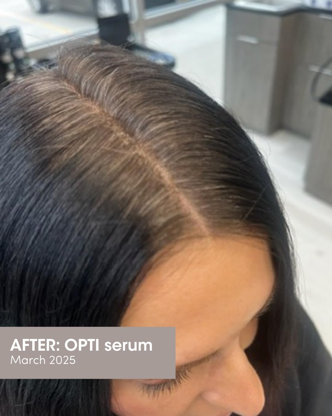 SEVEN SATARA OPTI shampoo ingredients label showing plant-based actives and caffeine.