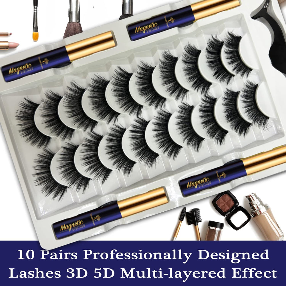 7C SEVENCROWN magnetic eyeliner tubes for fast magnetic lash attachment.