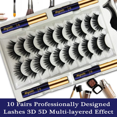 7C SEVENCROWN magnetic eyeliner tubes for fast magnetic lash attachment.