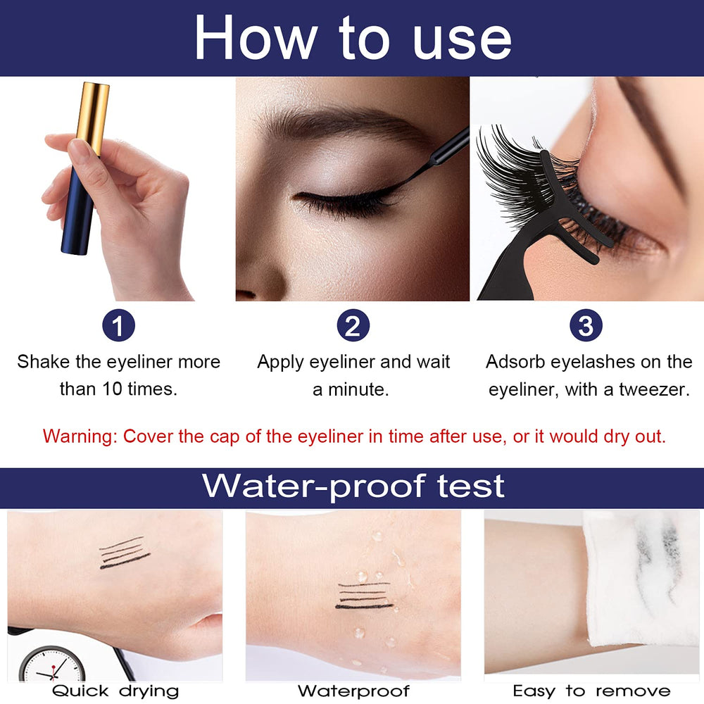 SevenCrown reusable lashes last up to sixty uses.