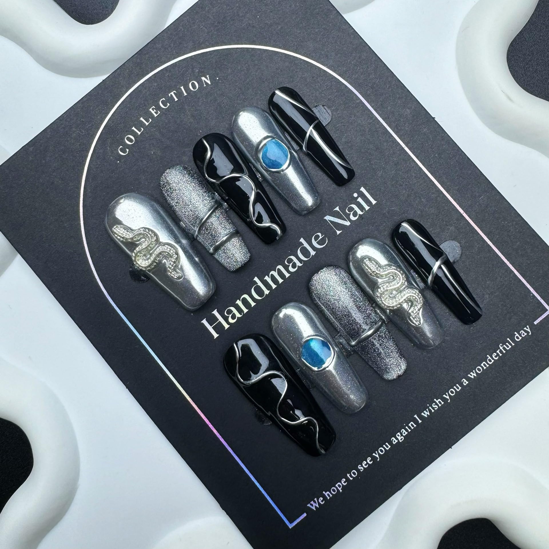 Sevgob curved natural-fit nails designed for easy trimming and shaping.
