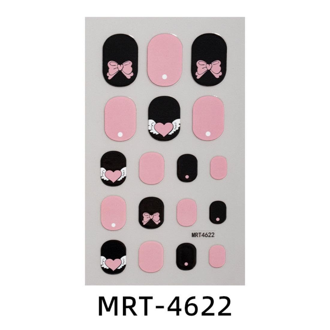 Sevgob six-sizes sheets fit a range of kid nails