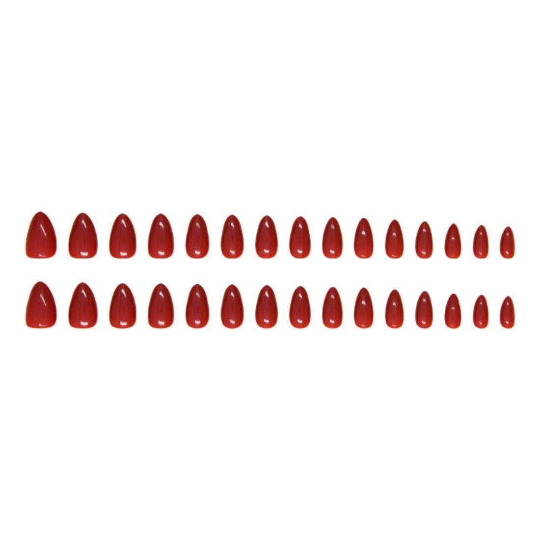 Sevgob medium almond nails with 12 sizes for a precise fit.