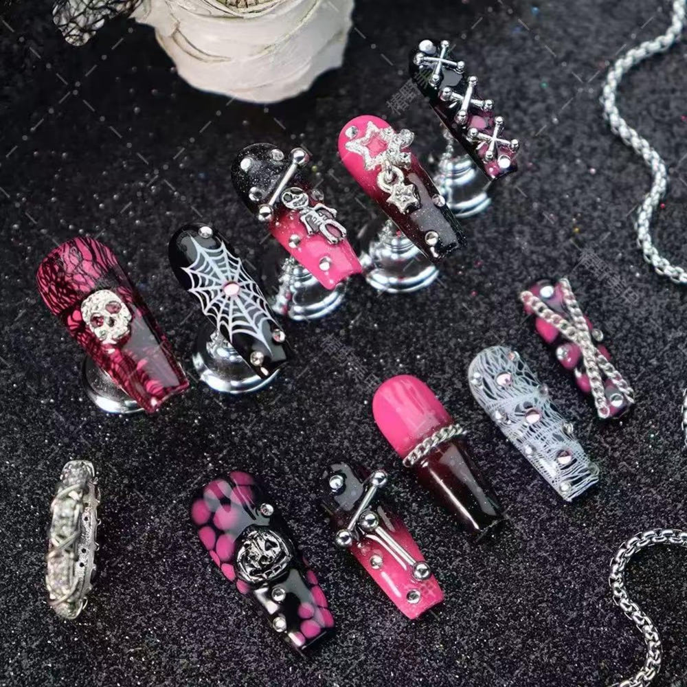 Sevgob packaging crystal box includes nail glue and tools for mani prep