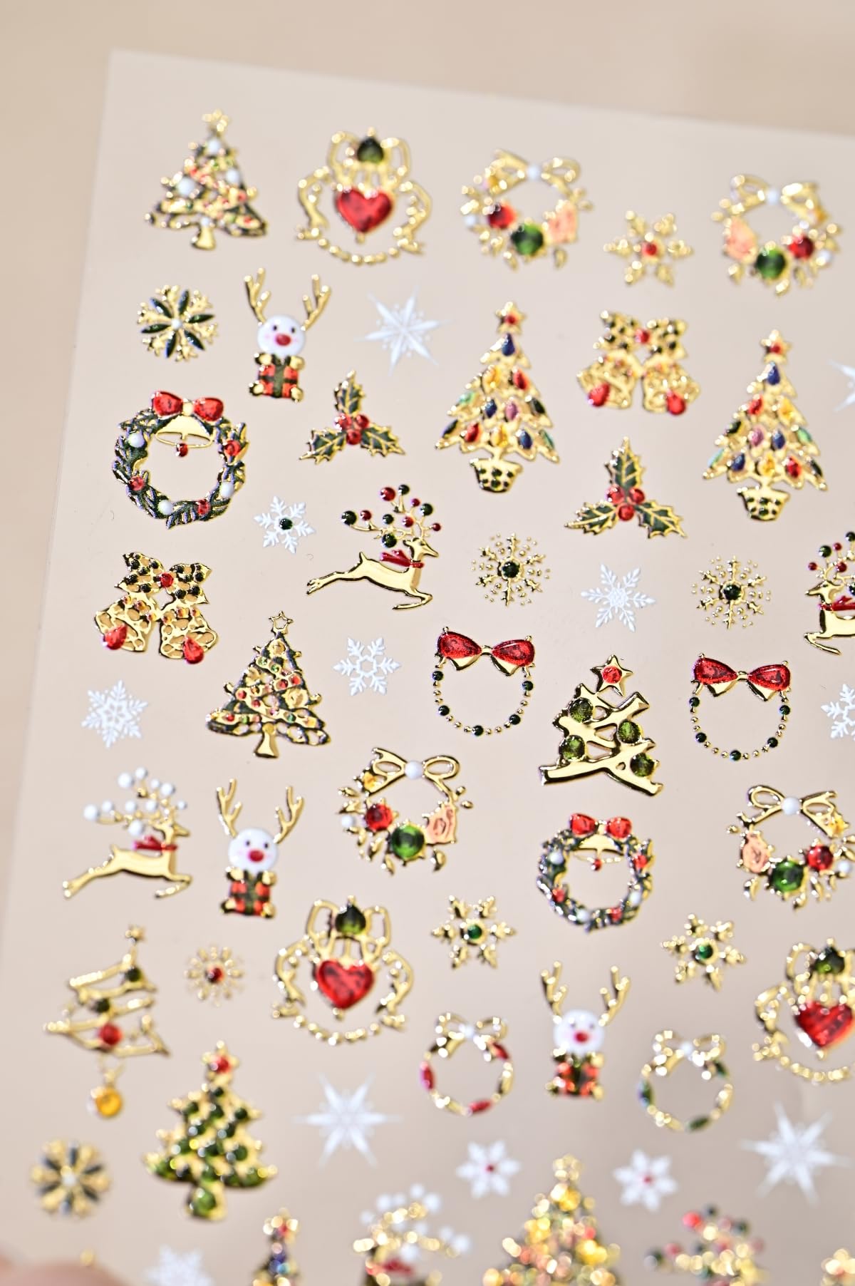 Sevgob snowflake nail sticker ideal for sparkling winter nails