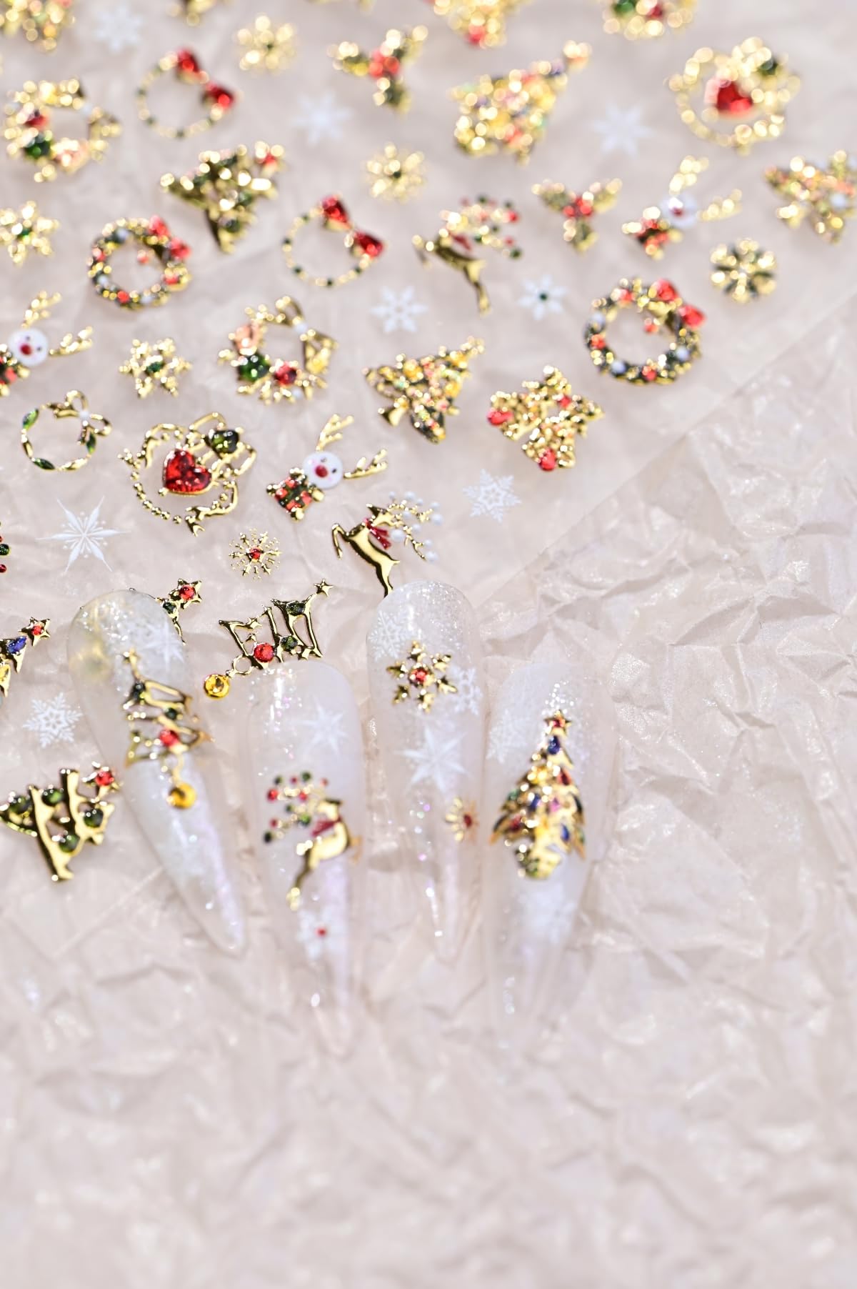 Sevgob winter holiday nail decals perfect for seasonal at home nails