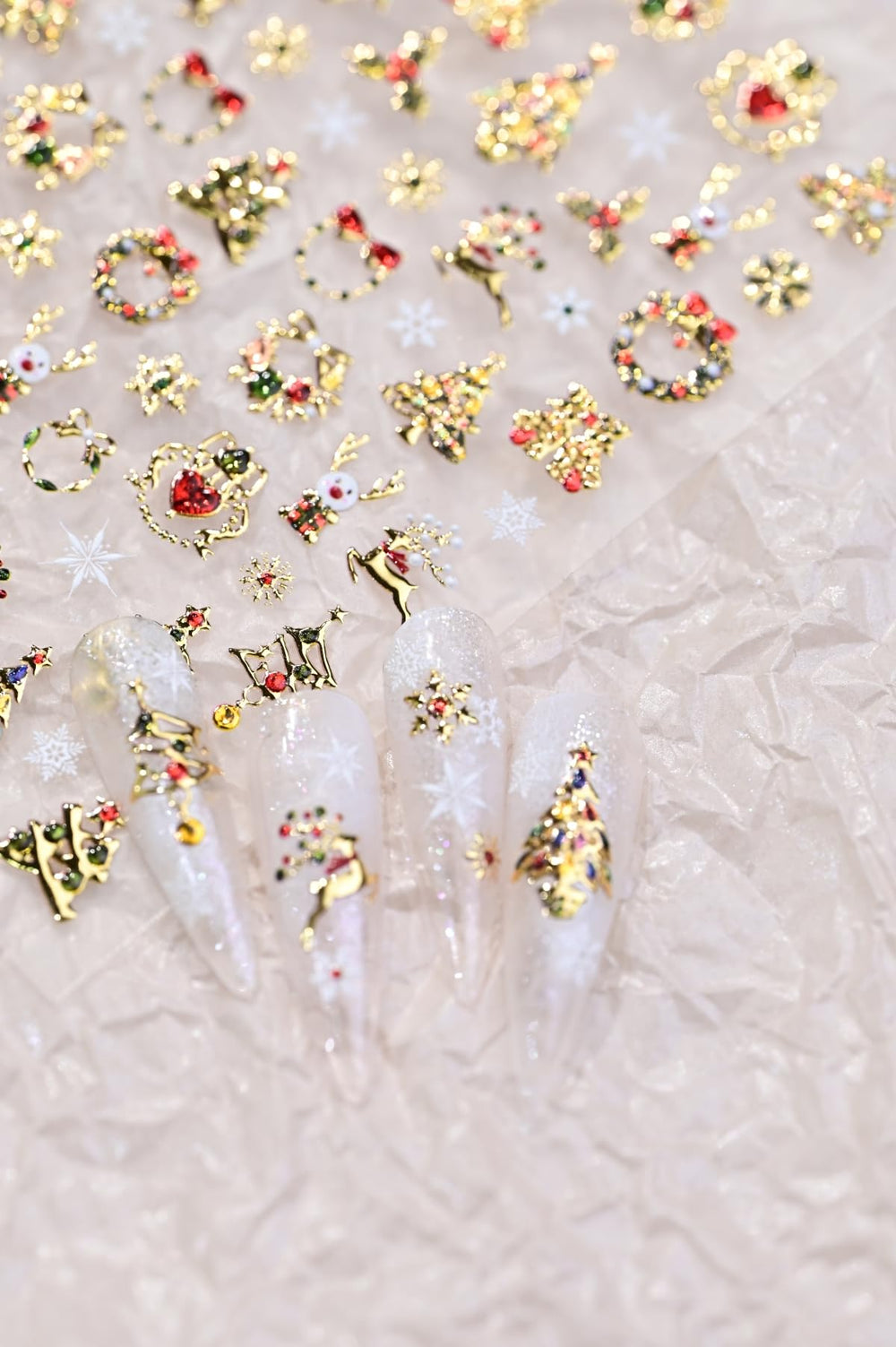 Sevgob winter holiday nail decals perfect for seasonal at home nails
