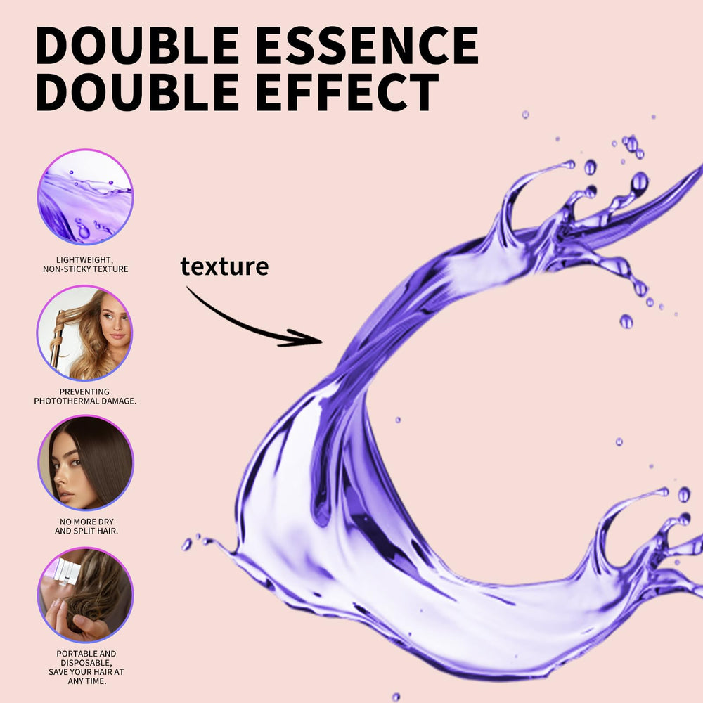 Frizz control and deep hydration tame flyaways and frizz.