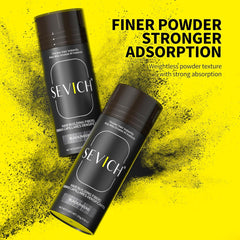 SEVICH Hair Fibers color range swatches for a natural match