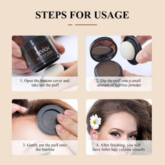 SEVICH Hairline Powder adds quick grey hair definition at the hairline.