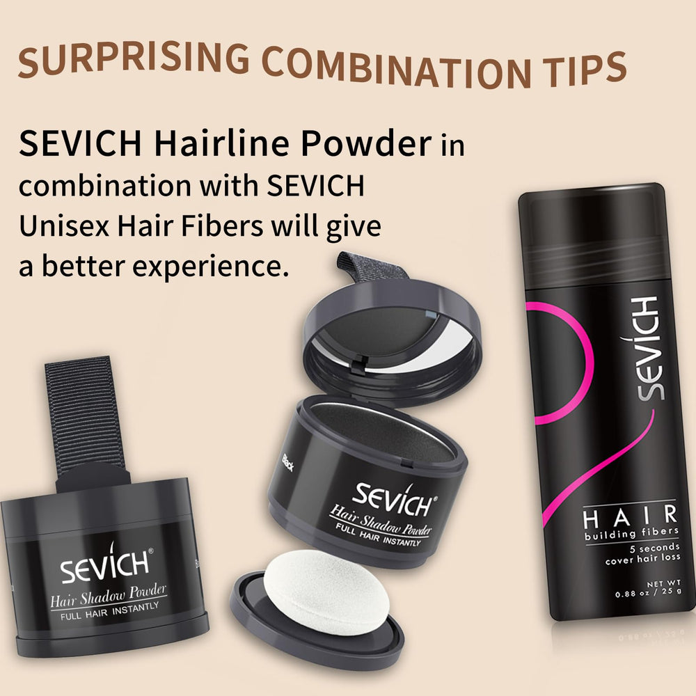 SEVICH Hairline Powder remains sweatproof during workouts.