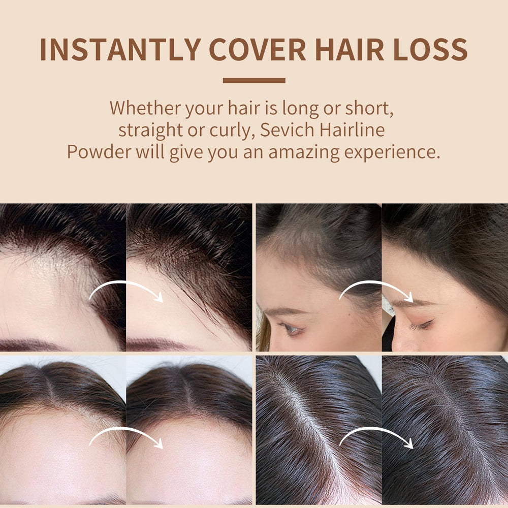 SEVICH Hairline Powder offers windproof coverage outdoors.