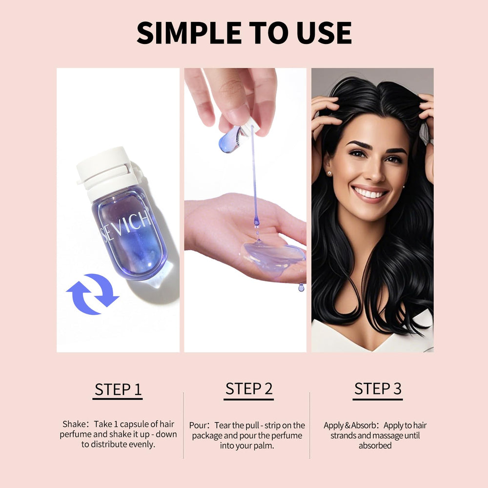 Lightweight, fast-absorbing formula suitable for all hair types.