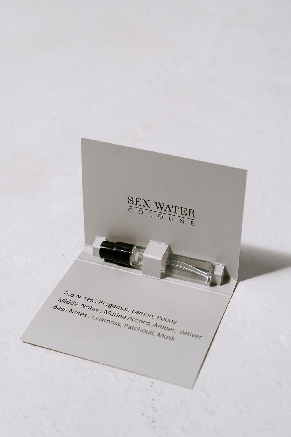 Sex Water compact 2ml kit fits in pocket or dopp kit