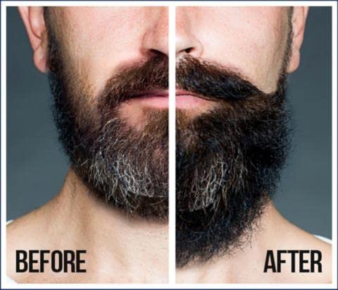 SFC Natural King Pro-growth Castor Oil beard application demonstrates easy grooming touch