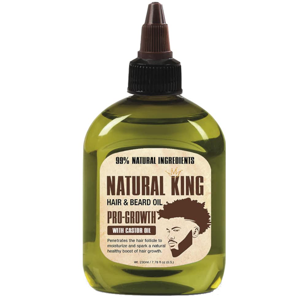 SFC Natural King Pro-growth Castor Oil bottle pour for precise application