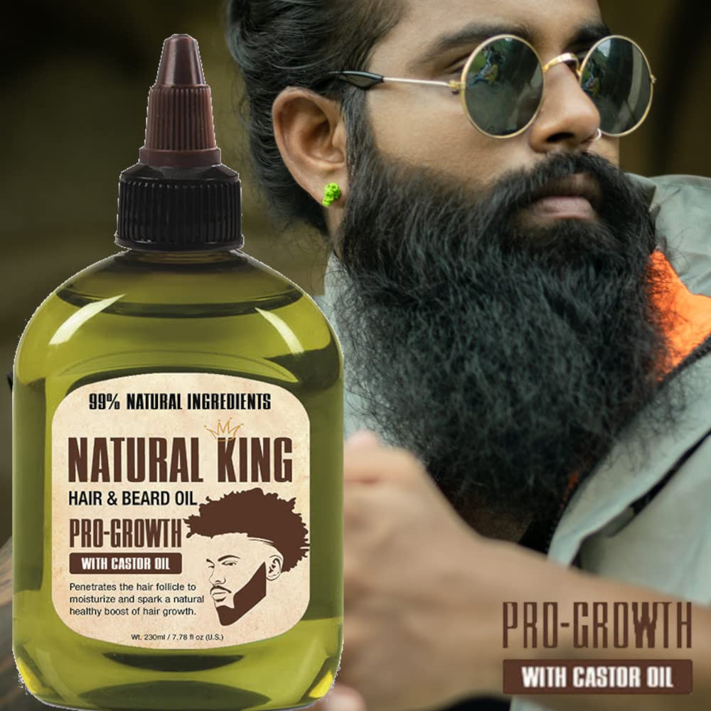 SFC Natural King Pro-growth Castor Oil packaging box underscores USA-made quality