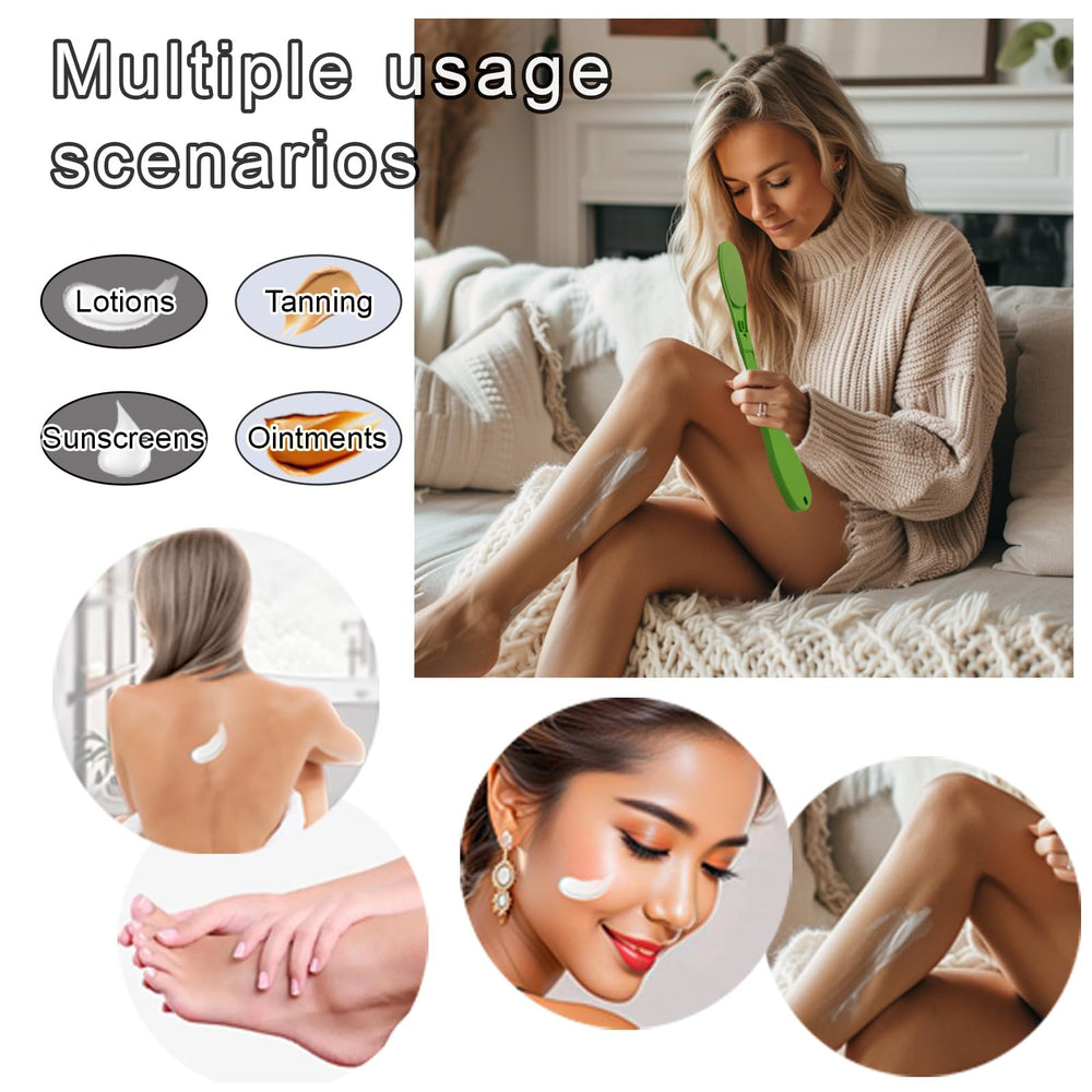 SFFTCYY&amp;ZGTJ tanning mitt with product for uniform coverage.