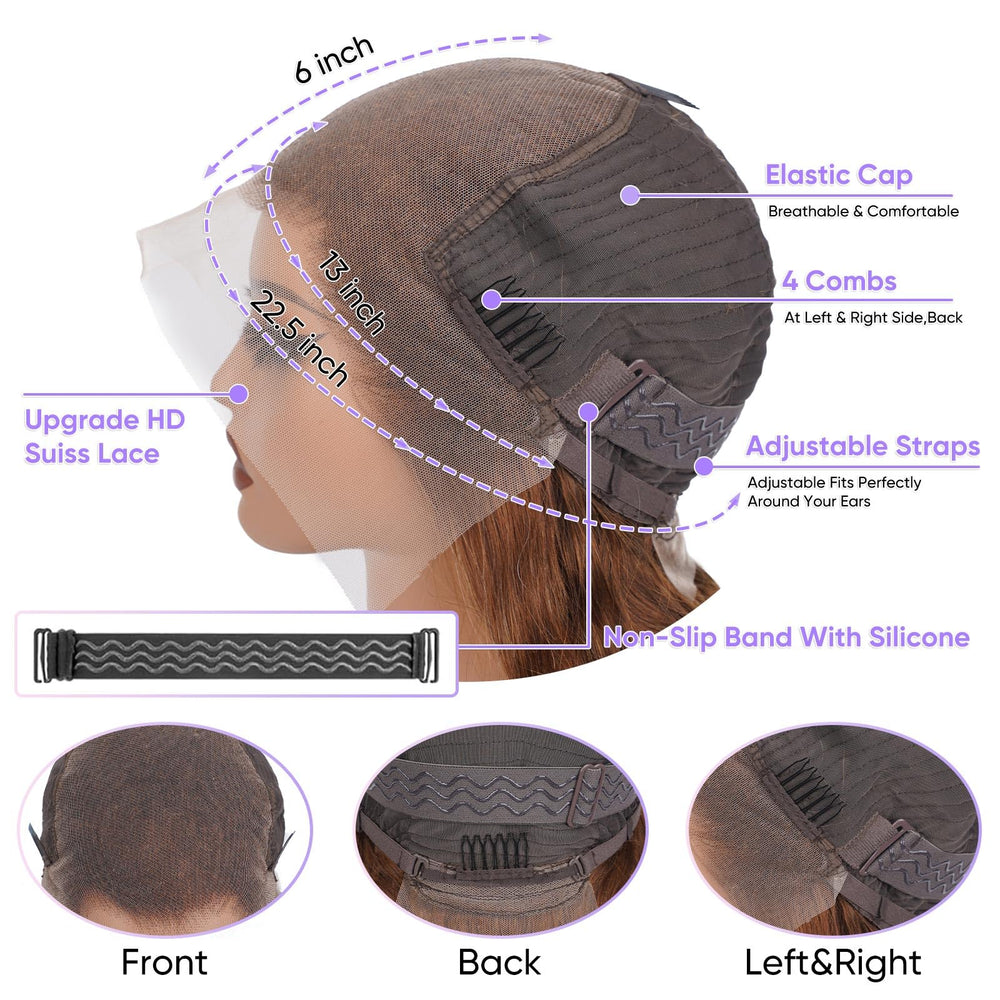 SFTNMEH adjustable cap and 4 combs ensure secure fit