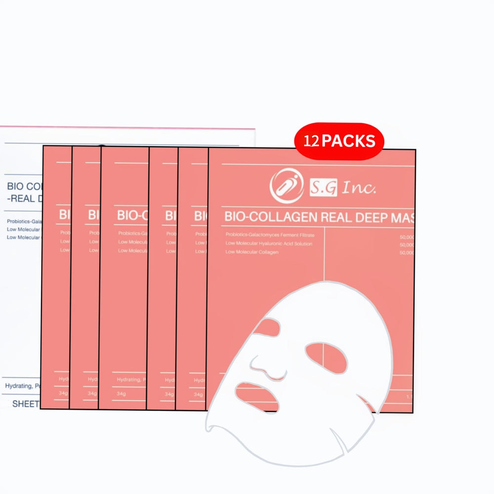 Breathable gel texture of SG Inc Bio-Collagen Real Deep Mask on skin